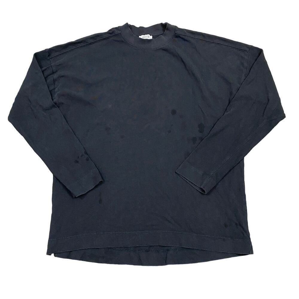 AYR Long Sleeve Cotton T Shirt Men's S Minimalist Casual